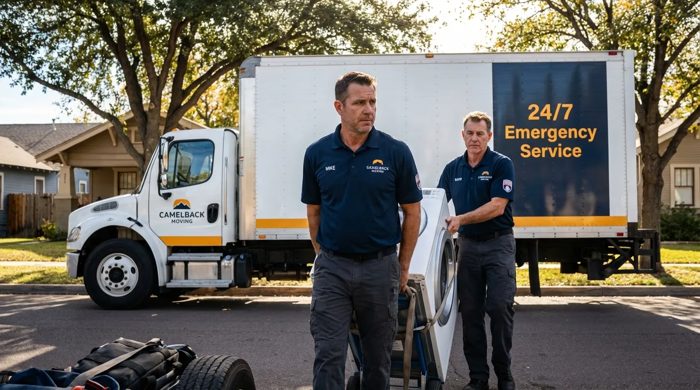 CamelBack Moving crew loading furniture in Bridgewater, NJ